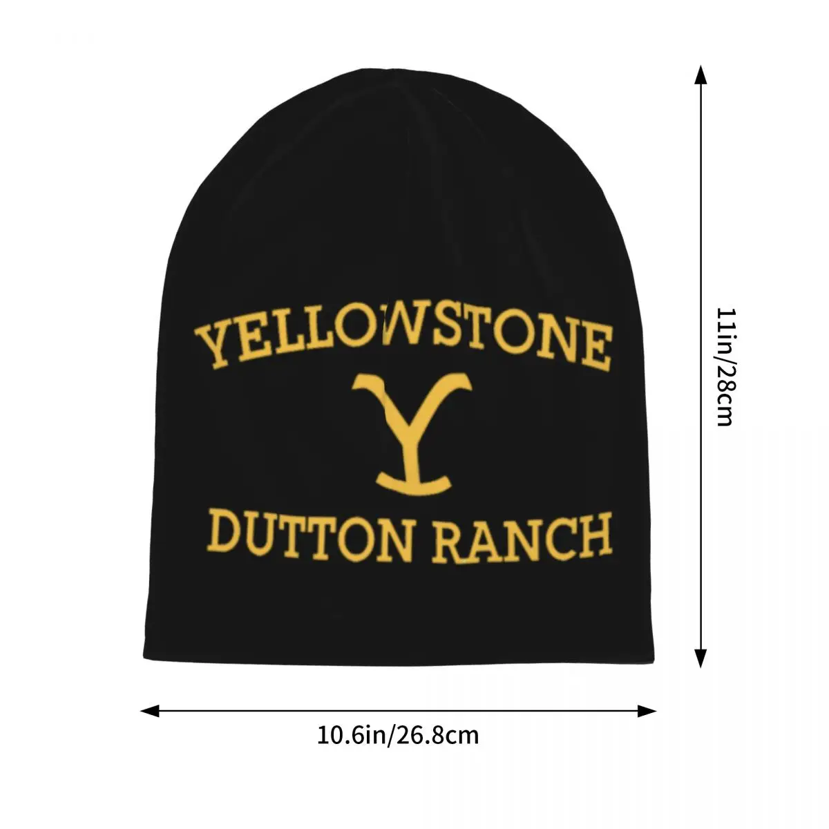 Yellowstone Dutton Ranch Unisex Adult Beanies Caps Knitted Bonnet Hat Warm Fashion Autumn Winter Outdoor Skullies Hats