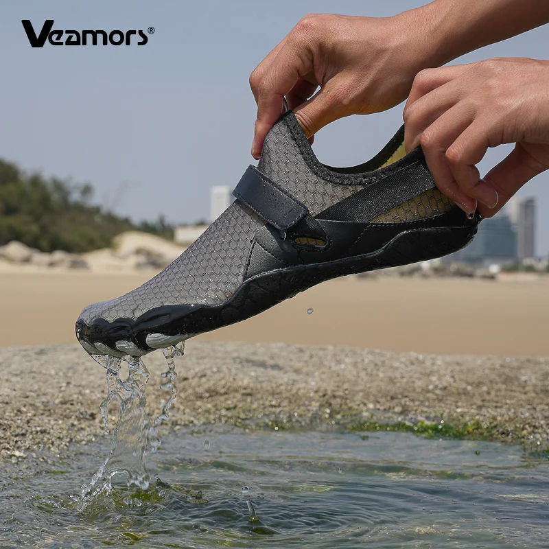 Barefoot Men's Aqua Shoes Quick Drying Women's Beach Walking Wading Shoes Unisex Summer Swimming Surfing Water Sports Shoes