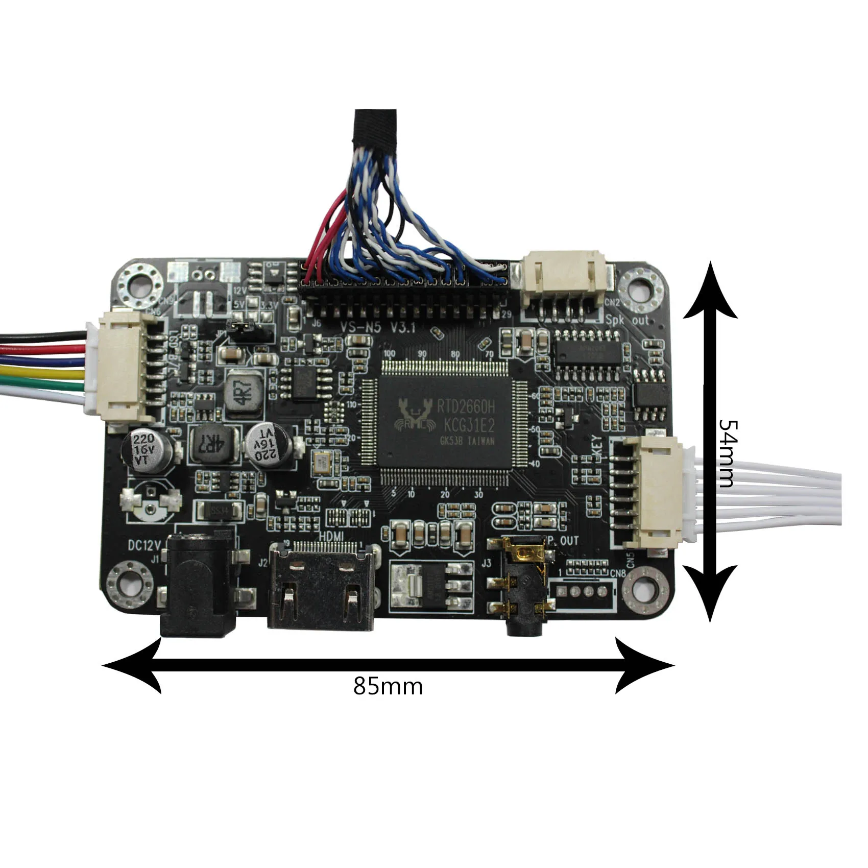 1920X1080 Mains Electrical Board Universal Tv Main Board With Lvds Pcb Display Circuit Board for 27Inch Lcd