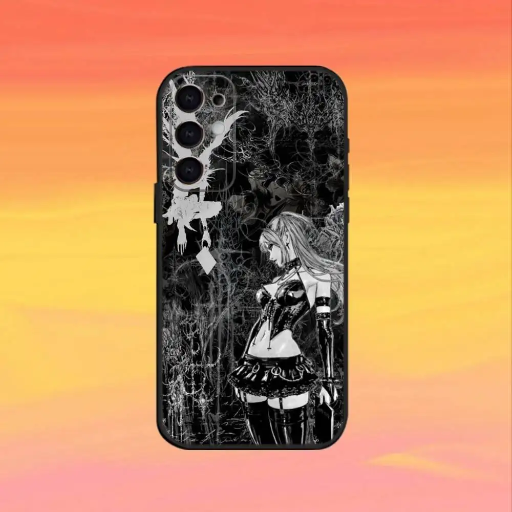 Coque de téléphone coquette gothique cybersigilisme, étui noir pour Samsung S25, S24, S21, S22, S23, S30, Ultra, S20, Plus, Fe, Note, 10,9,5G