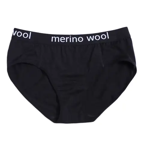 Women's Merino Wool Underwear Bikini Brief 100% Merino Wool Ultralight 180G Sports Panties Soft Wicking Breathable Anti-Odor
