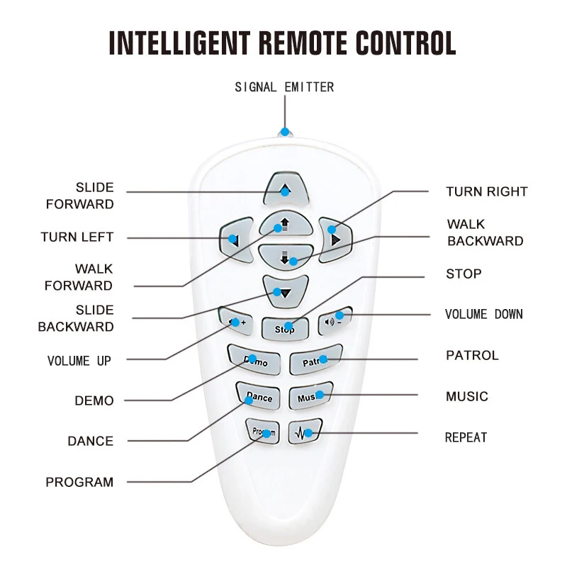 Intelligent RC Robot Programming Remote Control Robot Toys Biped Humanoid Robot For Children Kids Birthday Gift Present