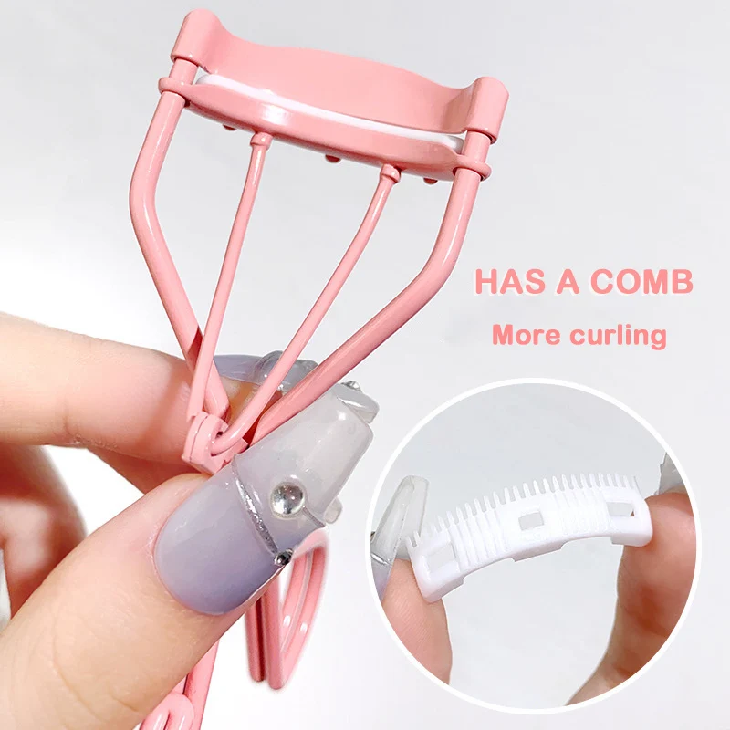 Wimpern zange Kamm Wimpern passen alle Augen formen Wimpern lift Curling Clip Augen Make-up Werkzeuge mit 1 Silikon Nachfüll kissen