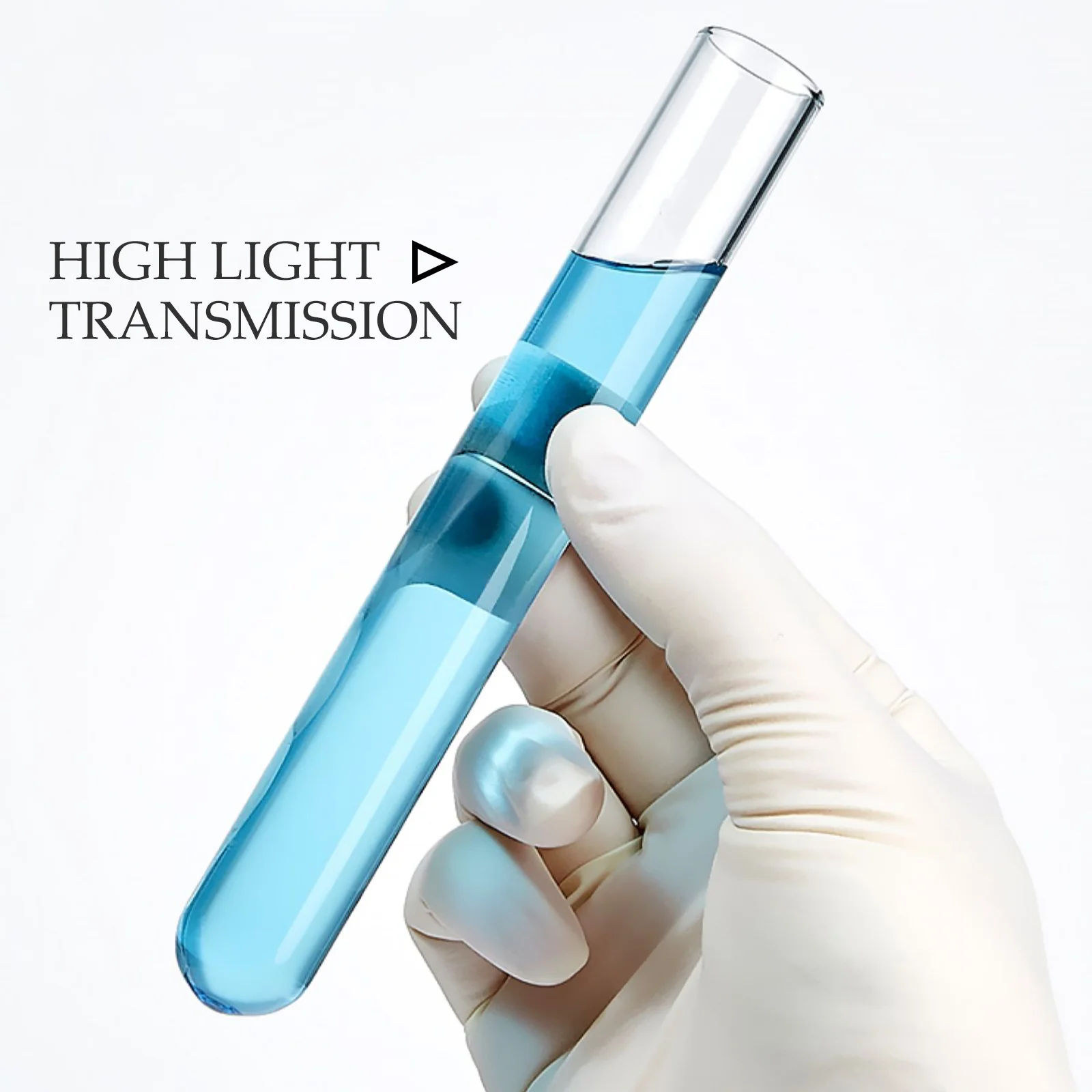 

Test Tube Set Transparent Tubes Plastic with Lids Cork Pill Easy to Clean Paper Labels