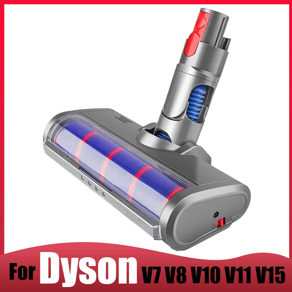 ダイソン-v7-v8-v10-v11-v15-クイックリリースソフトローラークリーニングヘッド、ブラシ洗浄可能な交換部品用。