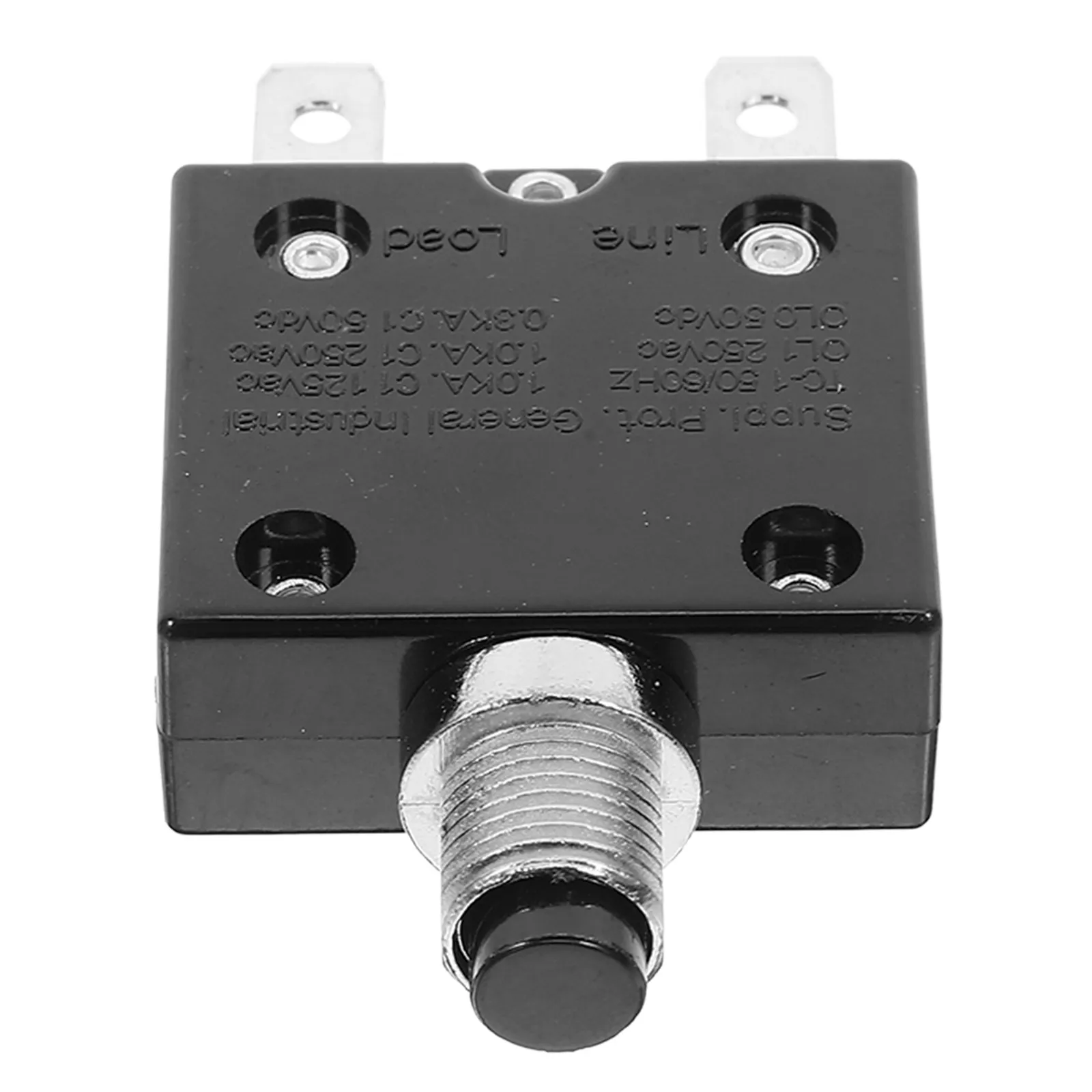 Manual Reset Thermal Circuit Breaker 125-250V Ac 50V Dc 15A Overload Short Circuit Protection for Car Boat Rv Generator