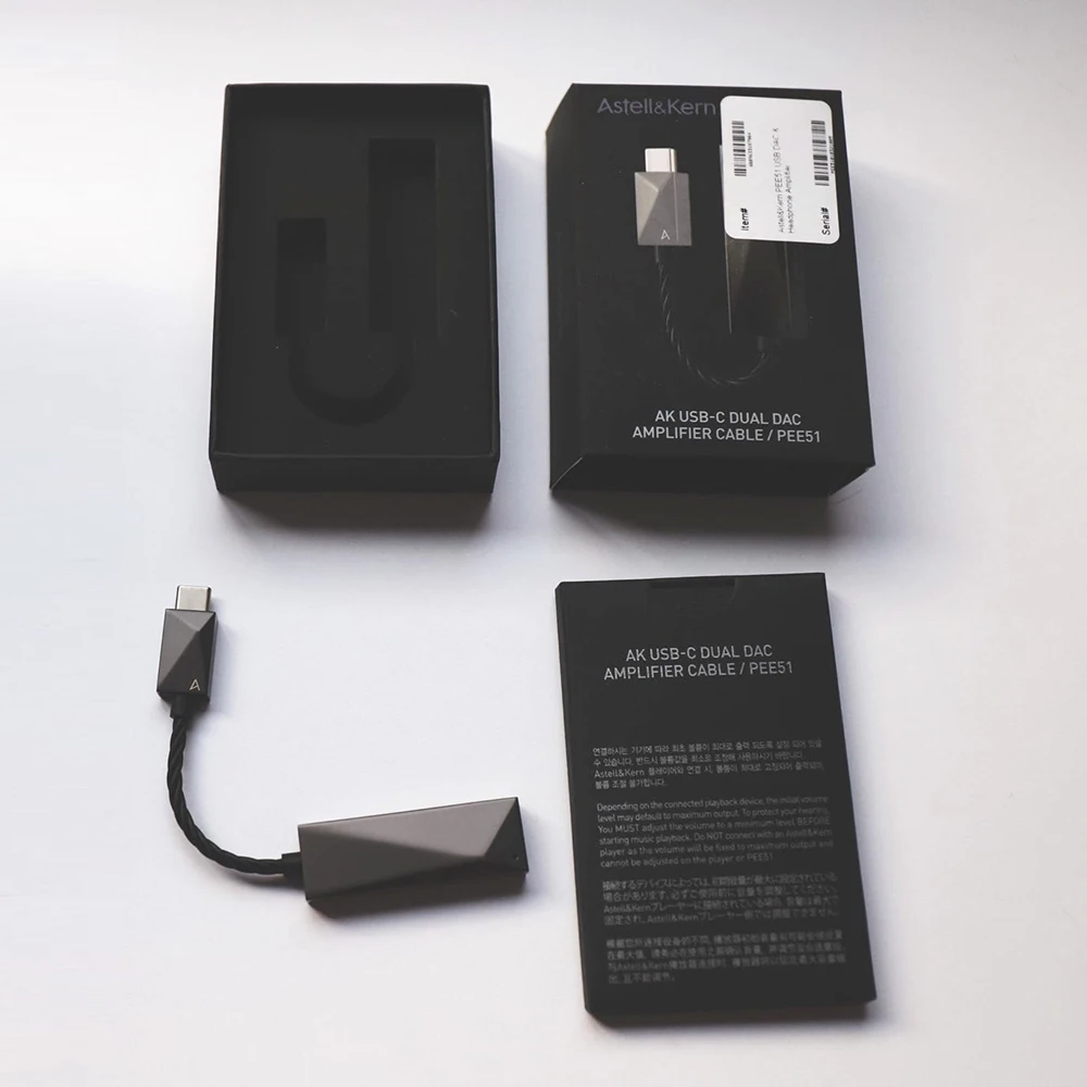 Astell & Kern Оригинал PEE51 USB-C двойной DAC усилитель кабеля телефонов Amp с двойным CS43198 малый, но мощный выход 32 бит/384 кГц
