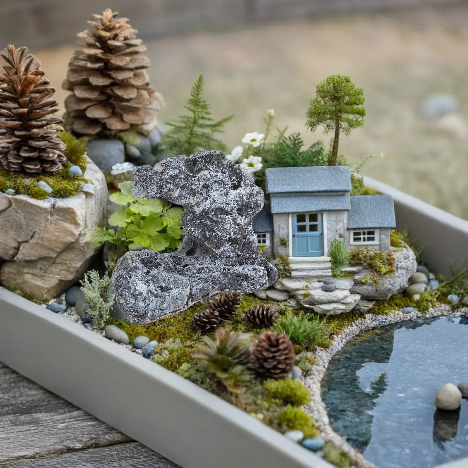 Realistic Artificial Rock Deco - đánh giá và giá Bonsai Garden Photos