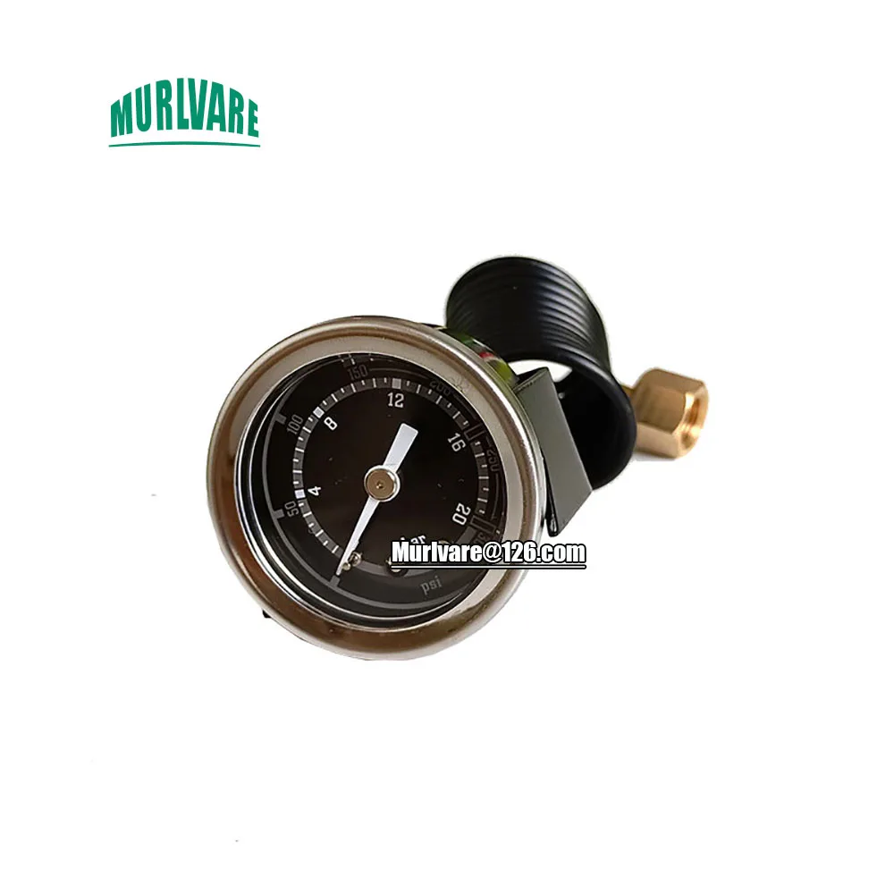 Y40 Coffee Maker Gauge Steam Boiler Iron Case Capillary Gauge 20bar G1/8' Internal Thread Steam Generator Gauge