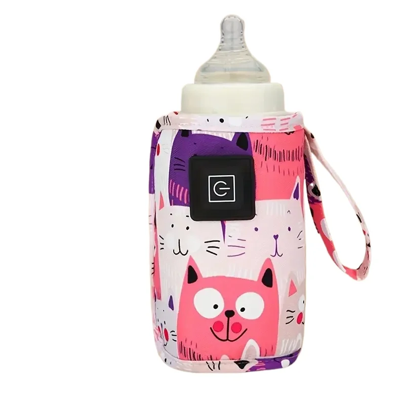 سخان مياه الحليب USB، حقيبة معزولة لعربة السفر، سخان زجاجة الرضاعة، سخان تغذية الزجاجات المحمول، عيد الميلاد، الهالوين