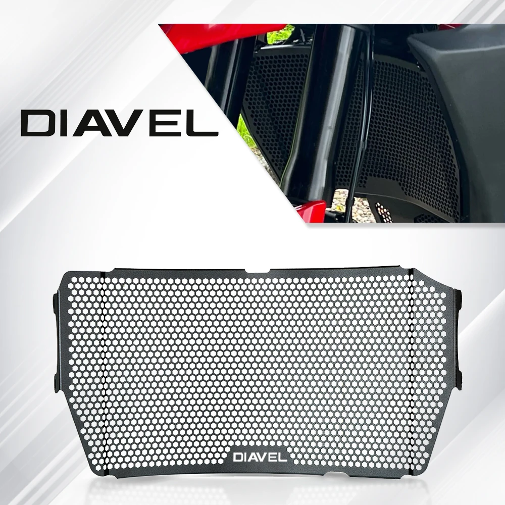 

2024 Motorcycle Accessories Radiator Grille Guard Cover Protection For DUCATI DIAVEL 1260 1260S 1260 S 2019 2020 2021 2022 2023