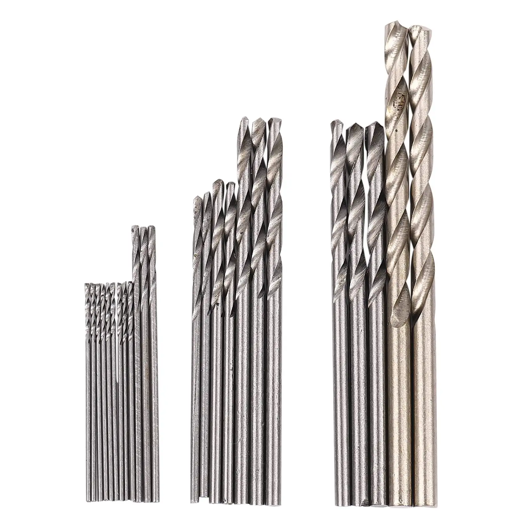Сейчас в тренде, 25 шт., 0,5-3,0 мм, набор миниатюрных маленьких спиральных сверл с прямым хвостовиком, набор маленьких сверл для отверстий Bodhi