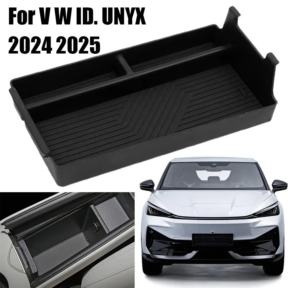 Picture 4: For Volkswagen ID.UNYX Central Control Center Car Box Storage Interior Phone Auto Tray 24-25 Armrest Box Interlayer Accesso M6H8