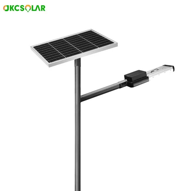 80w Solar Street Lamp Cost-effective Split Solar Street Lamp With Hang Out LifePO4 Battery