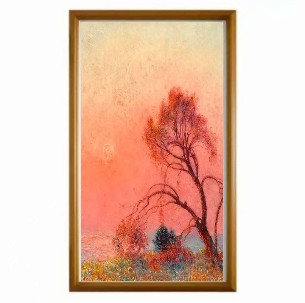 43 Inch 4K UHD Smart Art Frame Display Android System WiFi 6 Bluetooth Video Wall Retail Store Indoor Outdoor Gallery