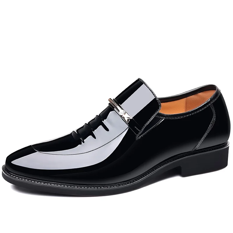 Sizes 38-49 Mens Dress Shoes Formal Business High Gloss Loafers Luxury Wedding Shoes Comfortable Casual Driving Shoes for Men - Image 6
