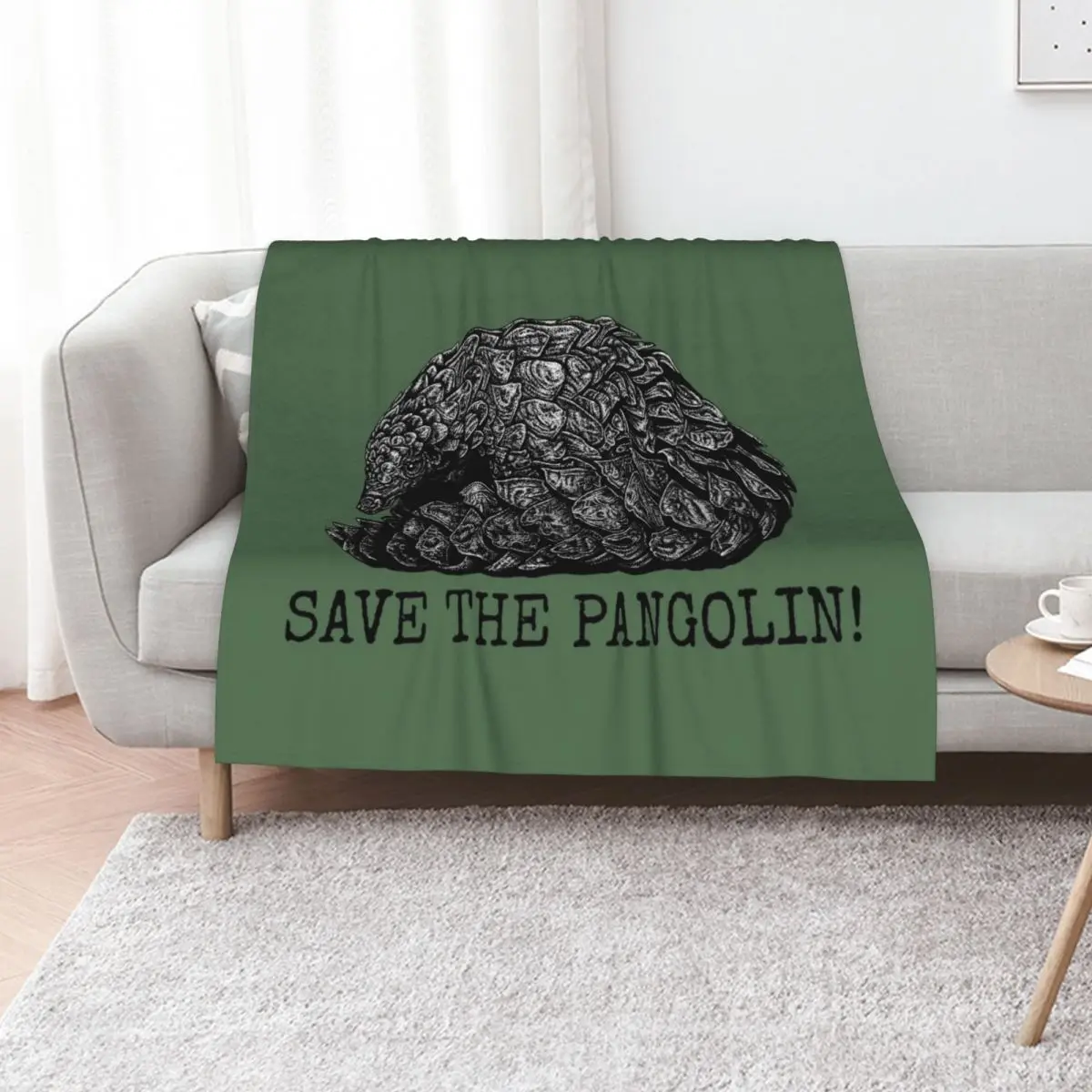 

Save the Pangolin! Illustration Throw Blanket Sofa Throw Luxury Thermals For Travel Luxury Thicken Blankets