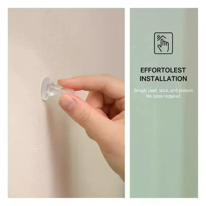 Elevator Hall Door Anti-collision Nails Beans/anti-collision Rubber Pads/Shock Absorption Beans/Opening 5-6mm Thick 2MM