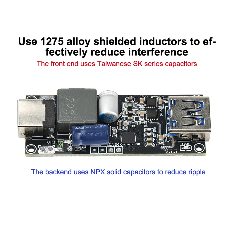 1 قطعة تيار مستمر 6-30 فولت 100 واط SW3518 شحن وحدة مركبة سطح المكتب شاحن اللوحة الأم متعددة البروتوكول عالية الطاقة وحدة شحن سريع #4