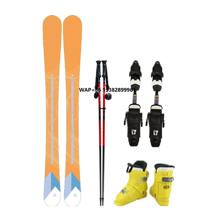 

Bestselling Children Beginner Ski Board Set Double Board Fixing Poplar Wood Core 90cm Winter Eco-Friendly