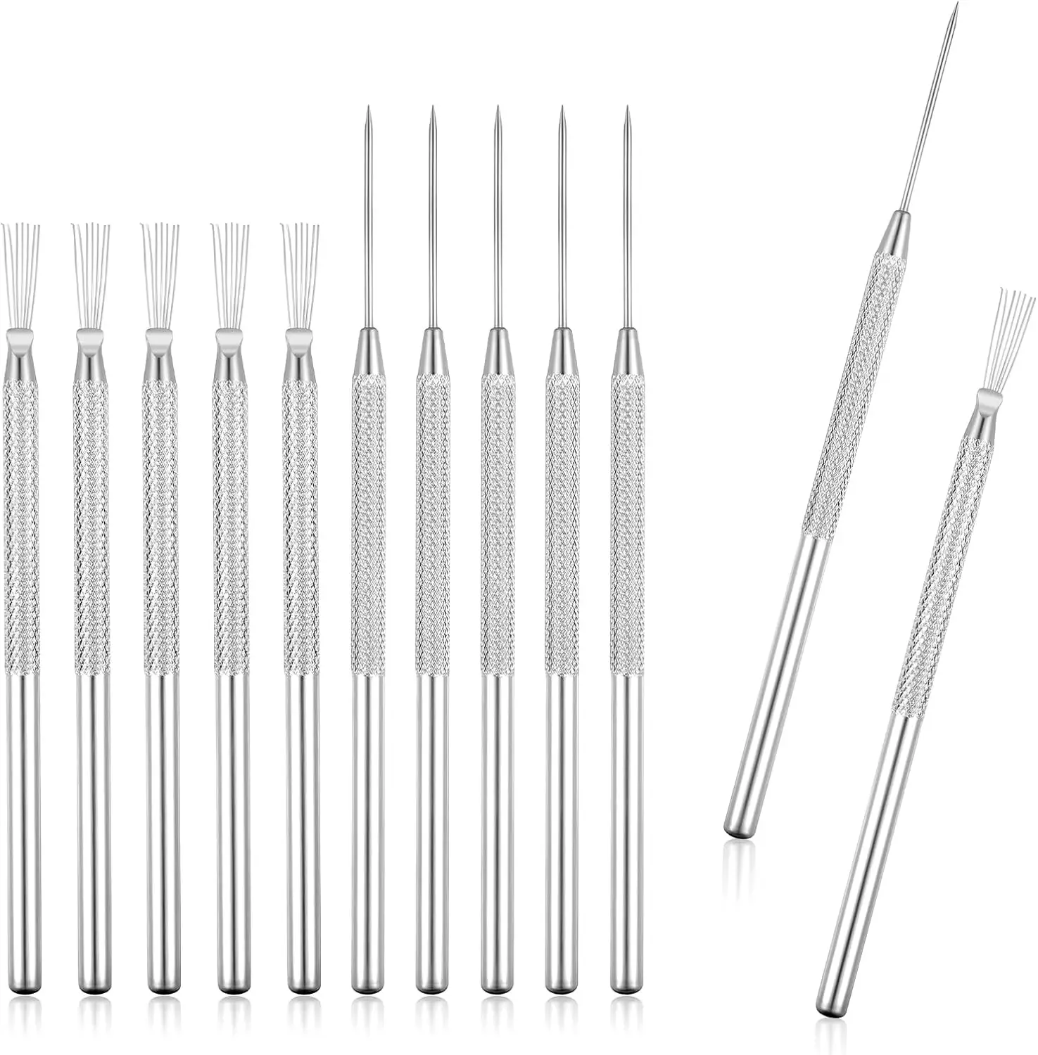 

Pottery Needle Tool Clay Sculpting Tools Wire Feather Texture Tool Detail Modeling Clay Tools for Ceramic Texturing, DIY Artwork