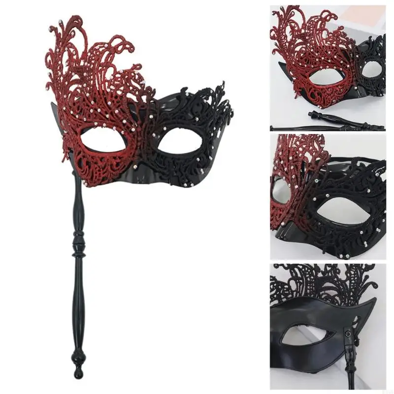 B95F Mặt nạ hóa trang Halloween Mặt nạ bóng Giáng sinh Trang phục dự tiệc Mặt nạ người Venice Mặt nạ người lớn Kid Mardi Gras nạ