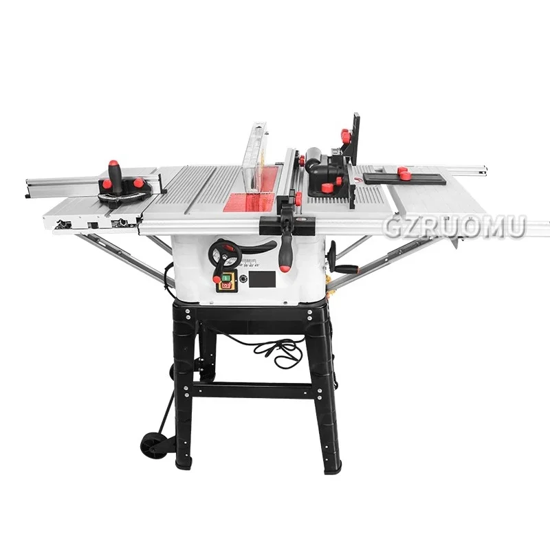 JTS-250IID Woodworking Sliding Table Saw Multifunctional 10 Inch Woodworking Cutting Machine Household Electric Wood Cutting Saw