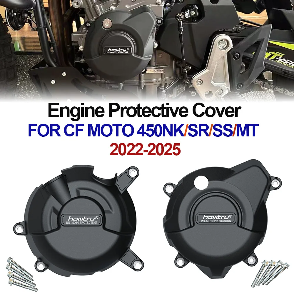 

450NK 2025 Engine Cover For CFMOTO 450 NK 2024 450SS 450SR 450MT 2022-2024 Motorcycle Accessories Engine Fall Protective Cover