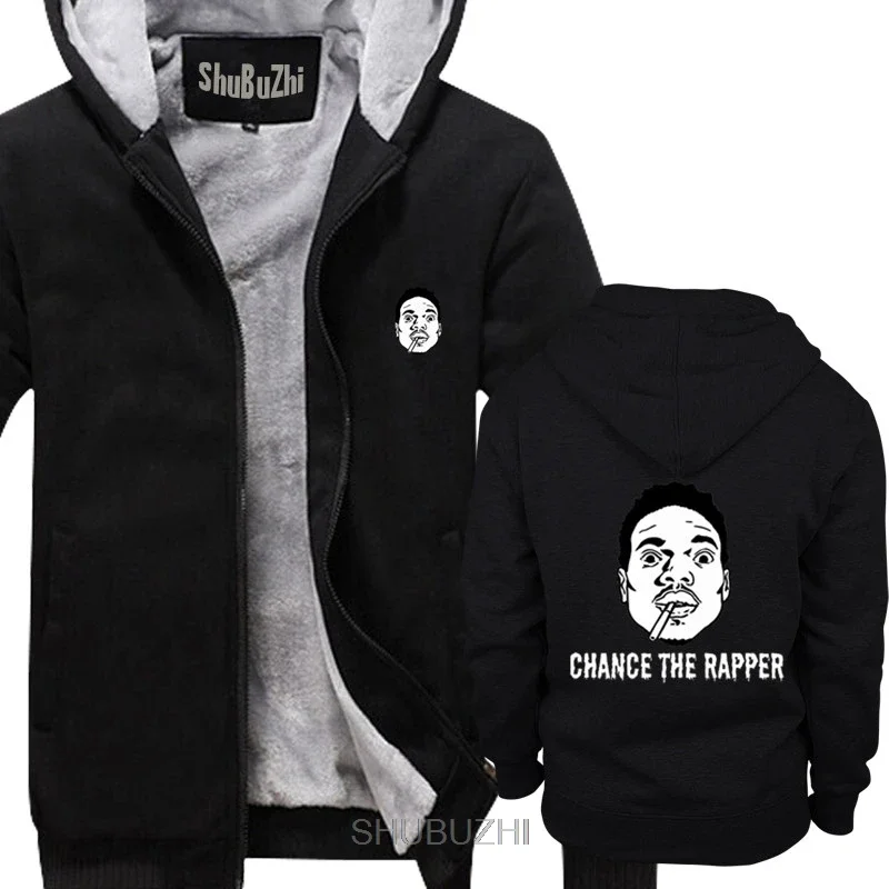 new arrived Chance the Rapper shubuzhi me winter padded zipper sweatshirt casual thick fleece hoody cool jacket coat hoodies