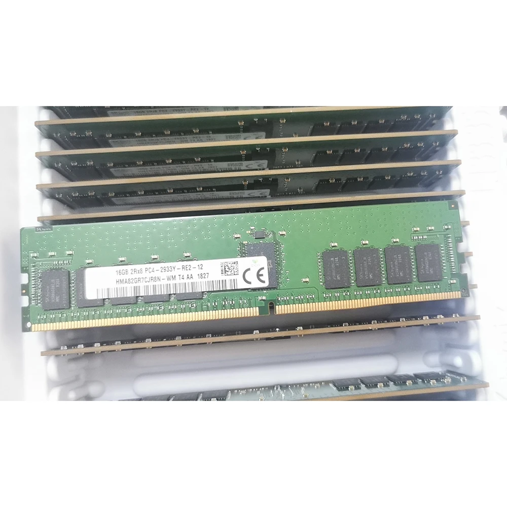 Memoria de servidor de alta calidad, 1 piezas RAM, 16GB, 2RX8, DDR4, PC4-2933Y-RE2, HMA82GR7CJR8N-WM, T4, envío rápido