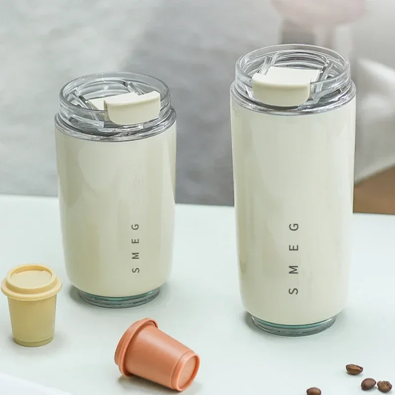 Stainless Steel Water Bottles New 480ml Insulated Drinking Bottle Coffee Cup Travel Mug High-quality Brand Car-mounted Cup