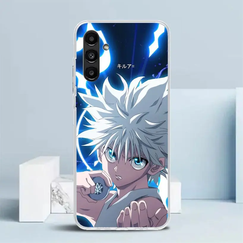 HunterX Killua Phone Case For Samsung Galaxy A15 A14 A13 A12 A55 A54 A53 A52 A35 A34 A33 A32 A25 A24 A23 A22 A04S A03S A02S