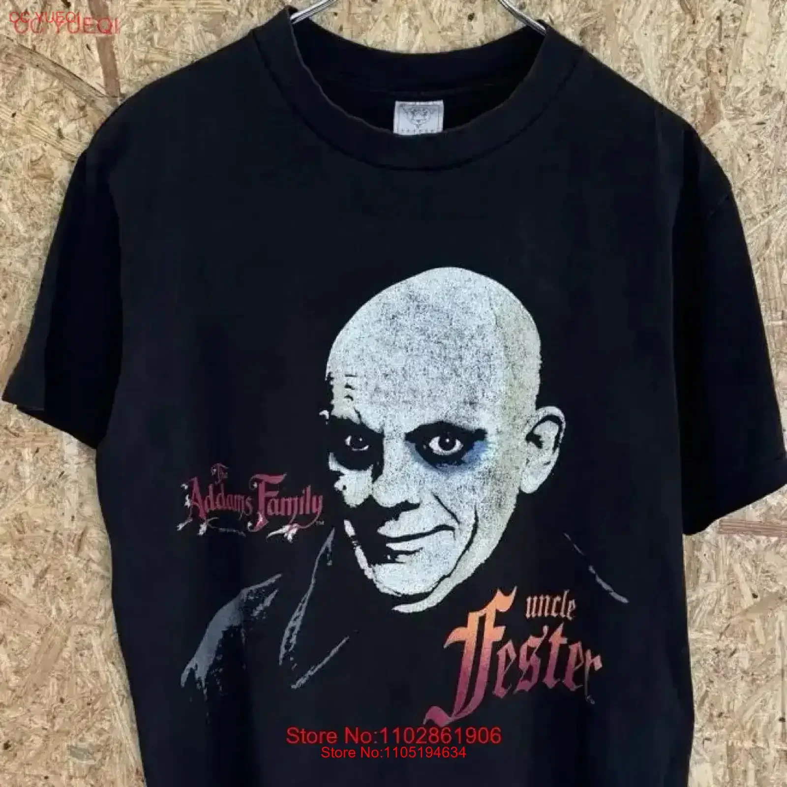 

90s Adams Family vintage movie tee Washed Slightly Stretched fashion designer clothes Versatile Breathable Soft Stylish graphic