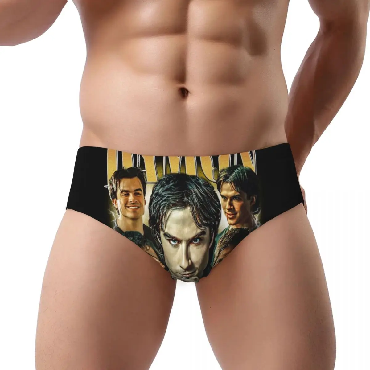 

Мужские трусы-паневники вампира на заказ, мужское комфортное нижнее белье Ian Somerhalder, трусы