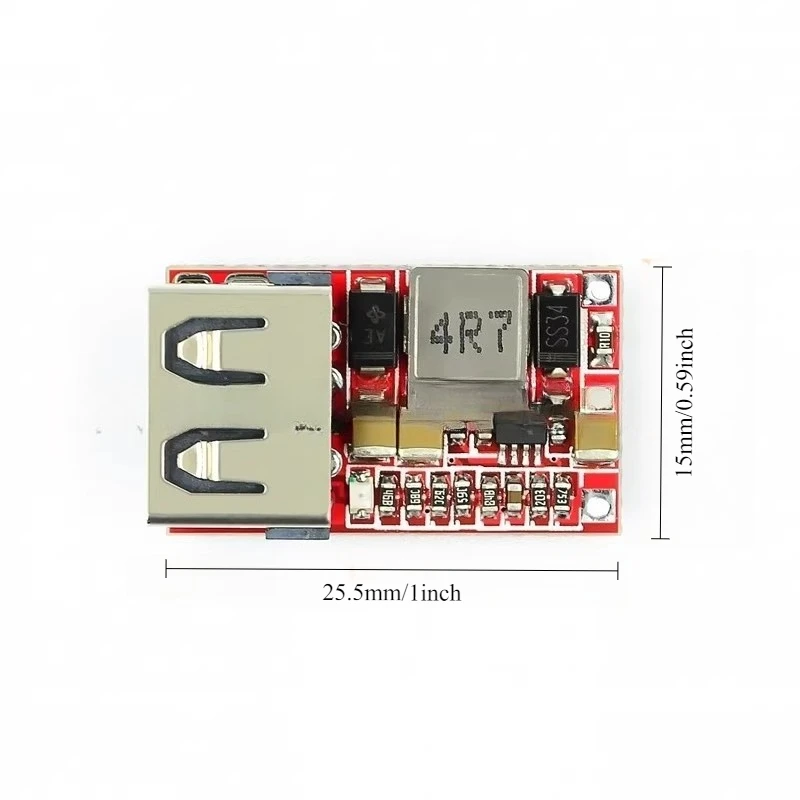 10pcs DC DC Buck Converter 6 24V to 5V 3A 975 Efficiency for Car USB Phone Charger Module Step