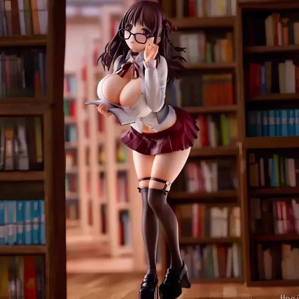 Original Illustration Mataro Secret Exclusive Librarian Figurine Beautiful Library Girl With Book Model Toy Desk Display Collect