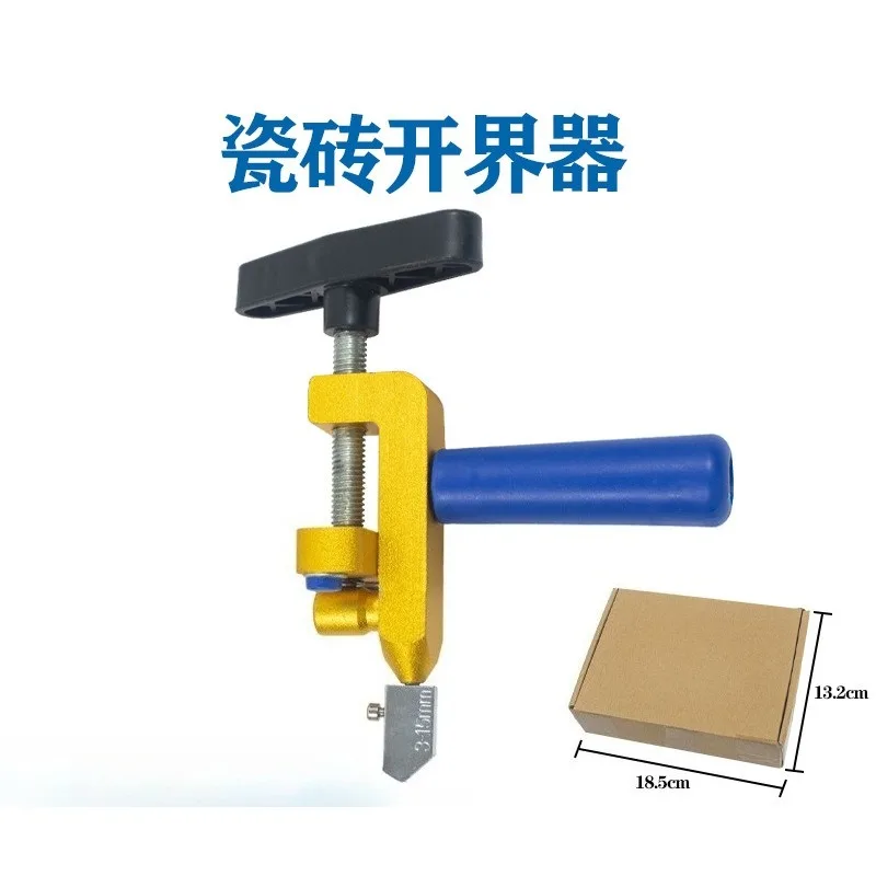 Tile Opener, Tile Cutting Tool, Push Knife, Special for Tiles, Multi-functional Diamond High-precision Cutting