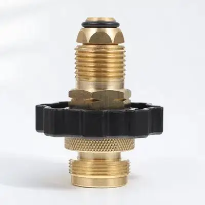 Propane Bottle Adapter for Camping Stove Gas Refill Tool Outdoor Grill Converter Tank Head Connector Pressure Regulator Supply