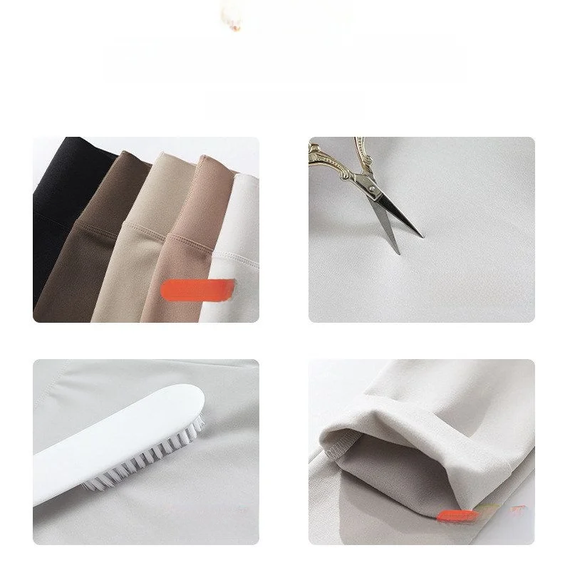 Pantaloni da yoga in pelle arca Fce a vita alta da donna Slim Fit Spor Strato base da nove piedi Abbigliamento da esterno Autunno Inverno Fibra di poliestere