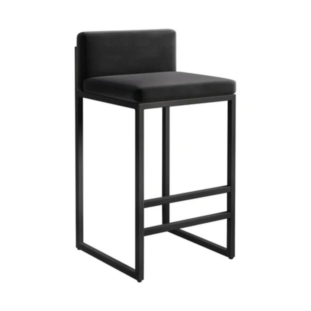 

Wrought Iron Bar Chairs for Bar Furniture Minimalist Home kitchen Cafe Bar Stools Backrest High Stool Chair Dining Chair