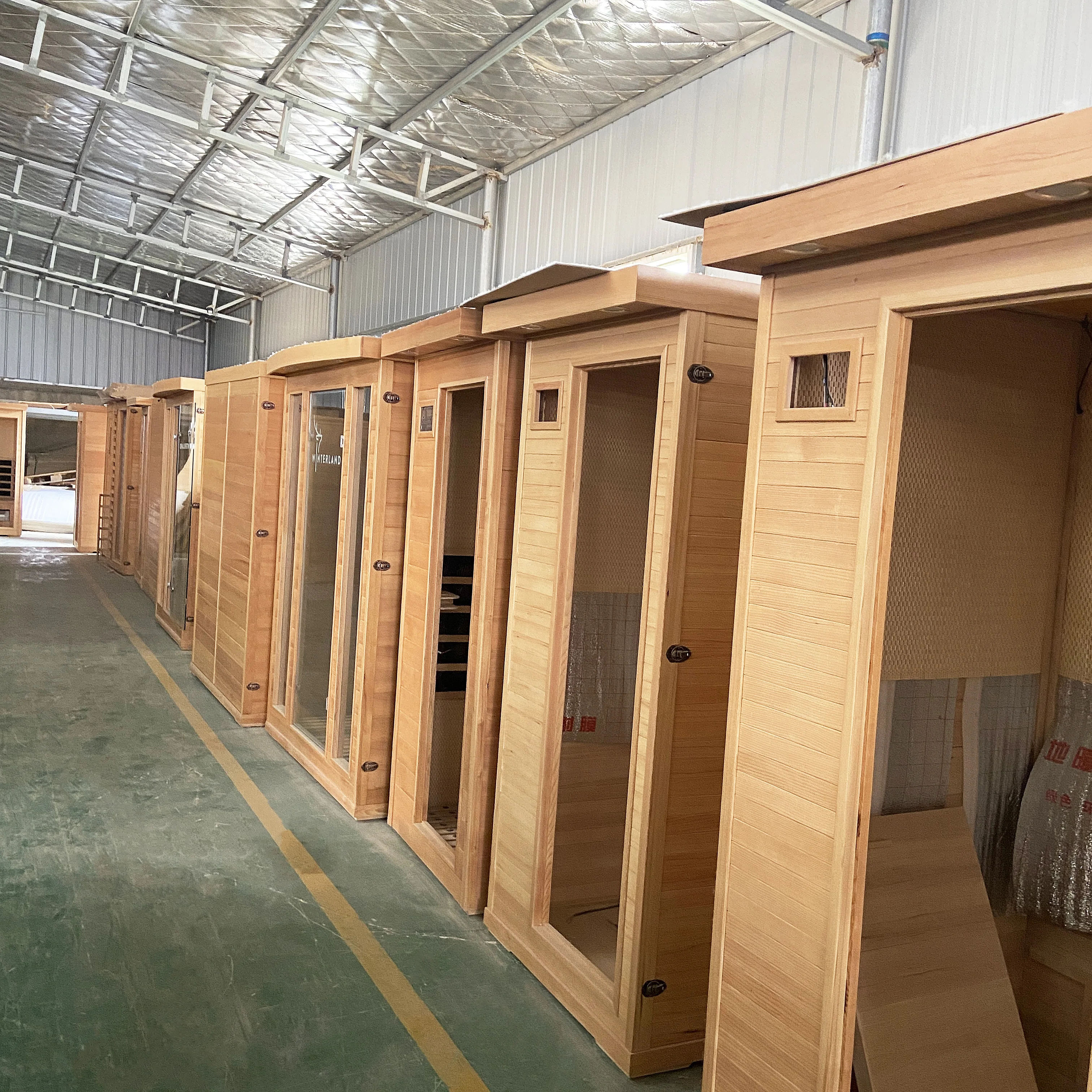 Wooden Outdoor Steam Room and Cabin Sauna House With Stove Sauna Heater