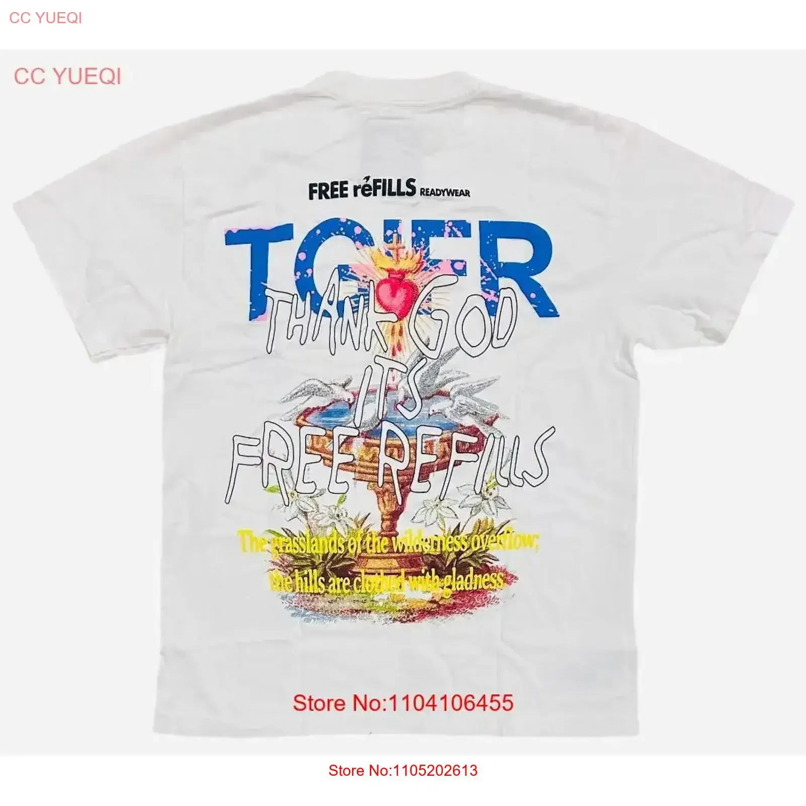 تي شيرت رجالي ملابس جاهزة مجانية تي شيرت TGIFR ثقيل الوزن مريح مناسب عتيق مغسول موضة ناعمة قابلة للتنفس #1