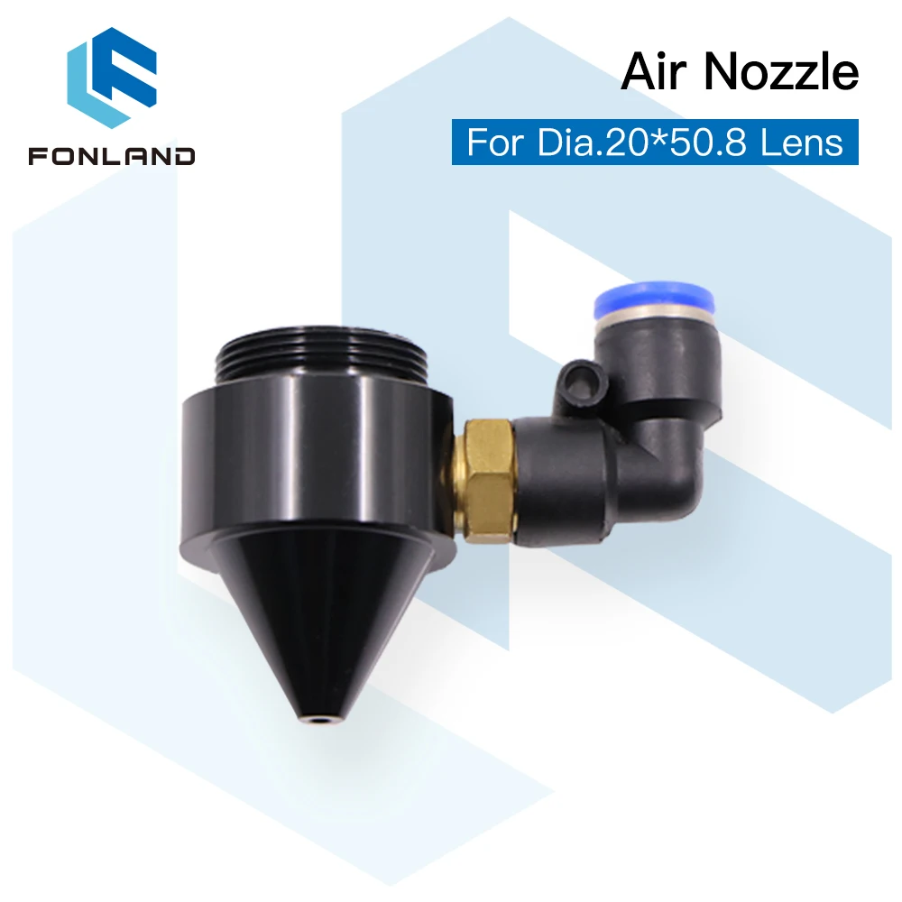 FONLAND Air Nozzle for Dia.20 FL50.8 Lens or Laser Head use for CO2 Laser Cutting and Engraving Machine