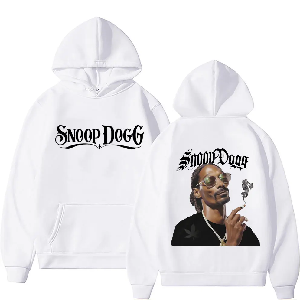 Vintage Snoop Dogg Graphic Hoodie Men Casual Hip Hop Style Hoodies Male Fashion Y2K Long Sleeve Pullovers Sweatshirt Streetwear