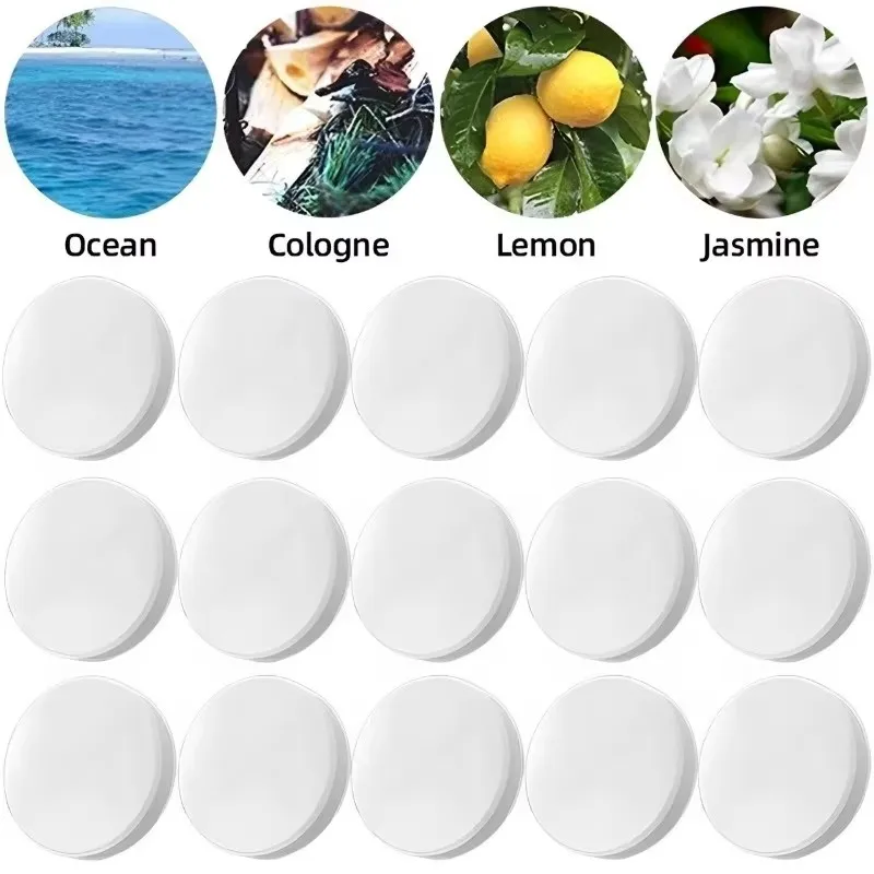 5/10/15PCS Car Air Outlet Aromatherapy Tablets Air Outlet Supplement Tablets Small Fan Pe Solid Fragrance Tablets Perfume Pads