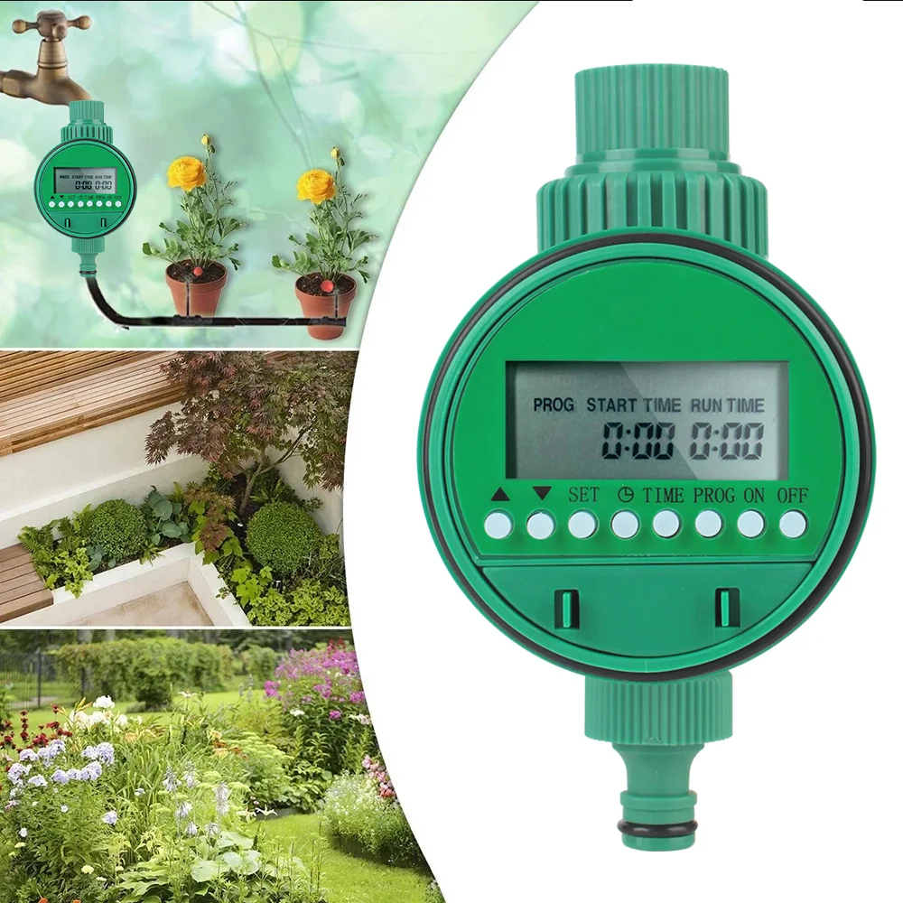 Digital Garden Watering Timer Electronic Automatic Irrigation Controller Intelligence LCD Display Valve Watering Control Device