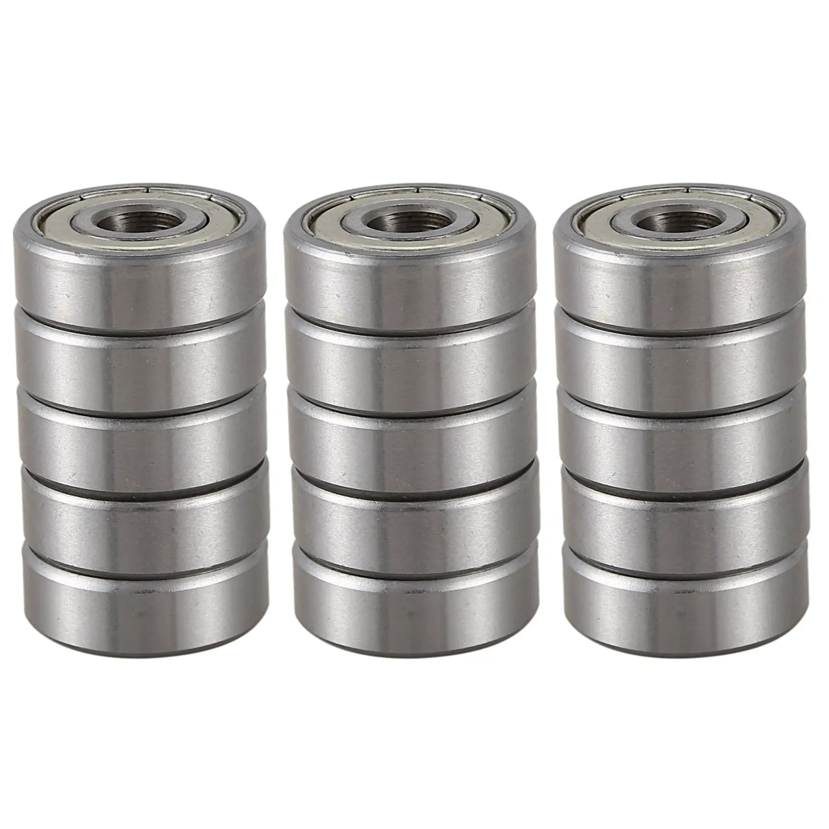 ABBN-15Pcs 628Z 8X24x8mm Rodamientos de bolas en miniatura 8 x 24 x 8 mm 628Z