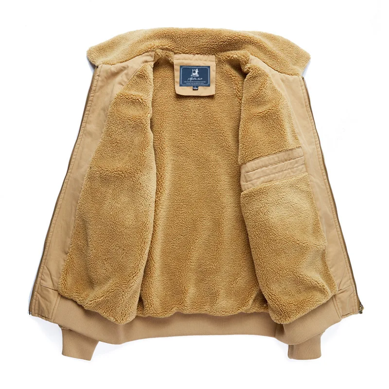 سترة شتوية كاجوال للرجال من العلامة التجارية 2025 - معطف قطني سميك مع بطانة معزولة - ملابس خارجية دافئة وفضفاضة