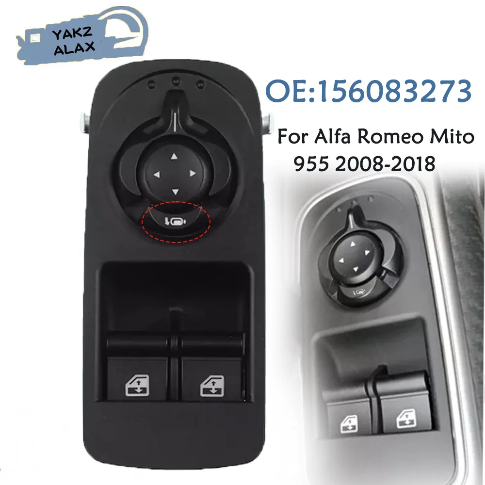 

156083273 Для Alfa Romeo Mito 955 2008-2018 электрический главный переключатель управления стеклоподъемником, кнопка регулятора стекла, автомобильные аксессуары