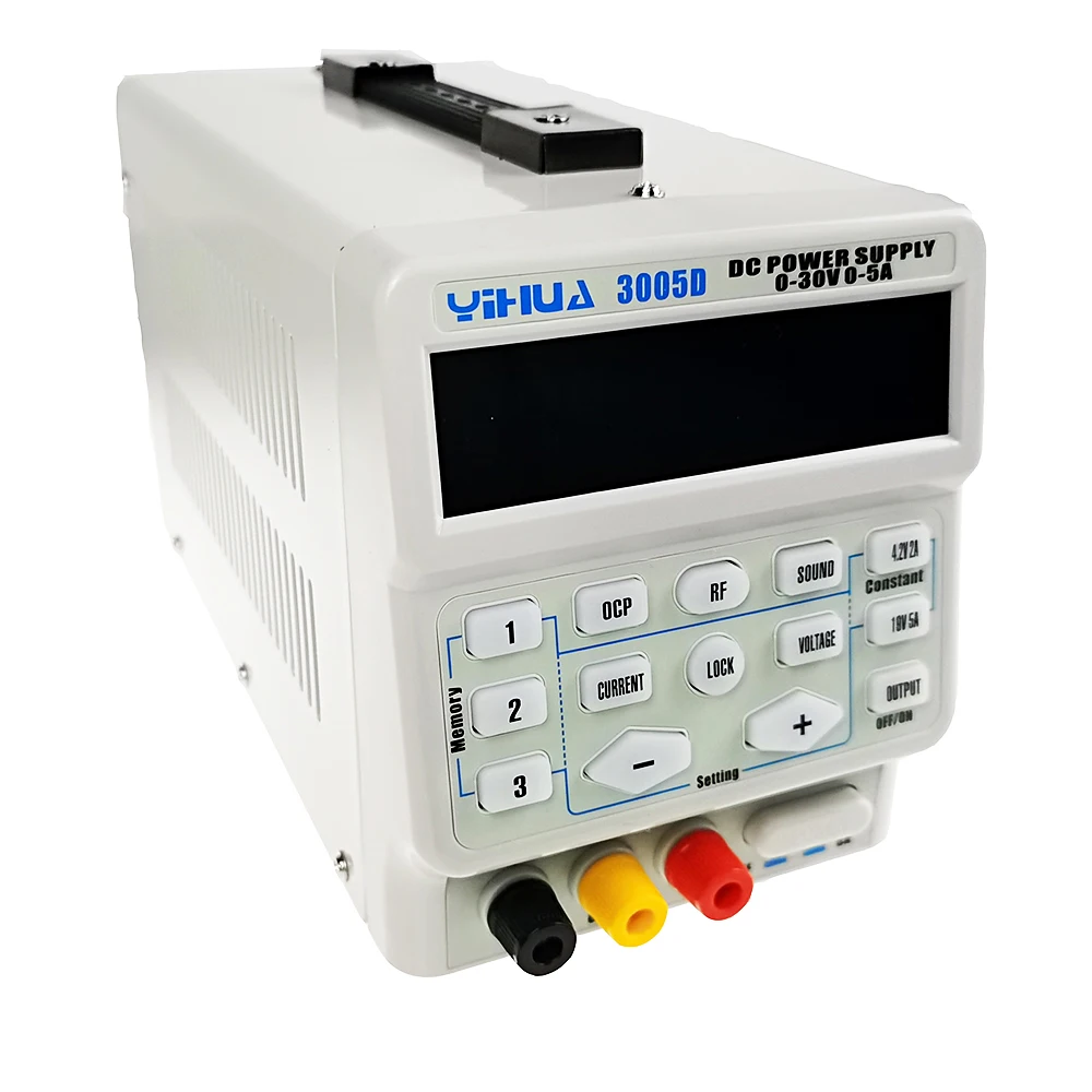 YIHUA-Alimentation de commutation programmable numérique, réparation de téléphone portable, programme de réparation réglable-lonely, 3005D, 30V, 5A